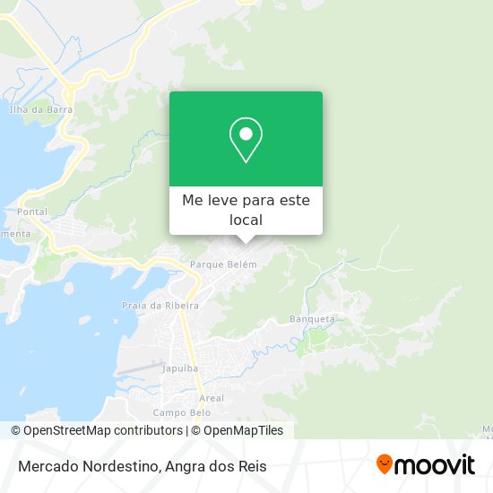 Mercado Nordestino mapa