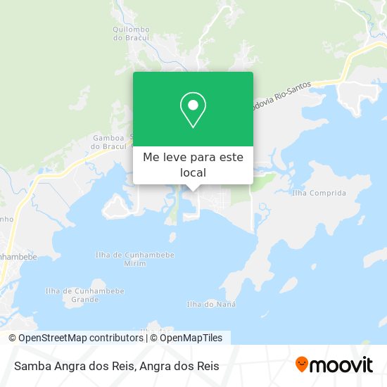 Samba Angra dos Reis mapa