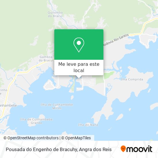 Pousada do Engenho de Bracuhy mapa