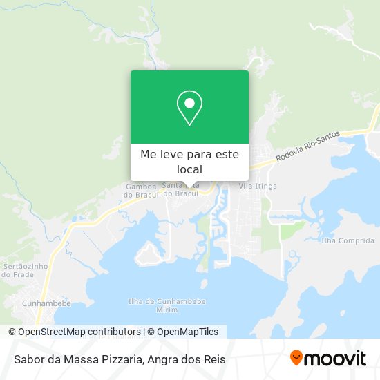 Sabor da Massa Pizzaria mapa