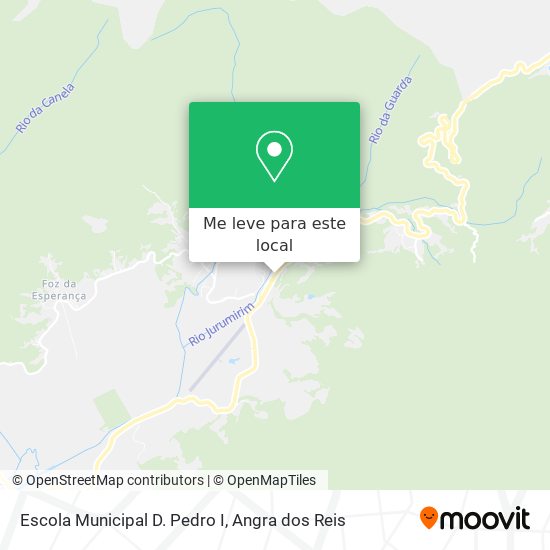 Escola Municipal D. Pedro I mapa