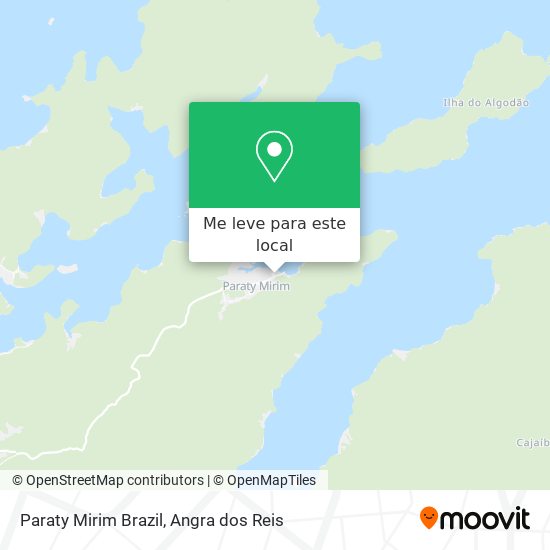 Paraty Mirim Brazil mapa