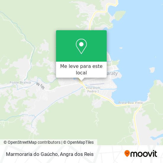 Marmoraria do Gaúcho mapa