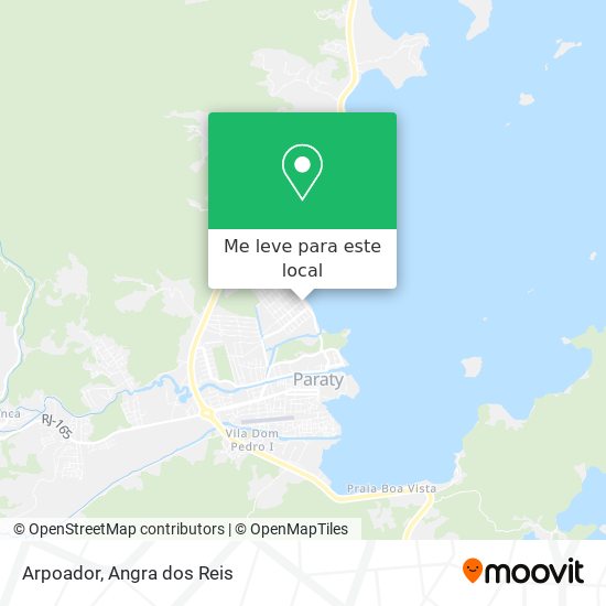 Arpoador mapa