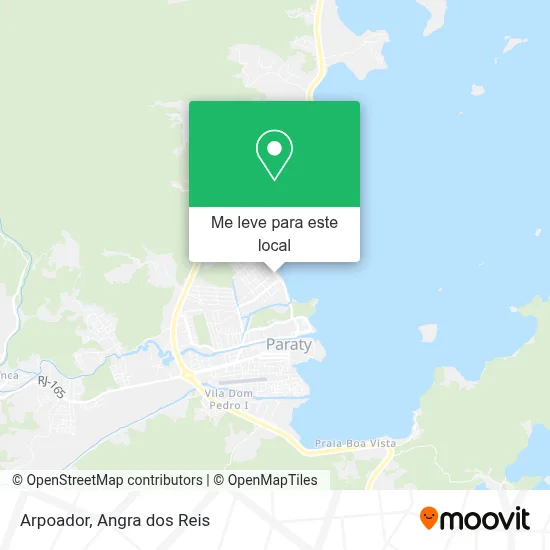 Arpoador mapa