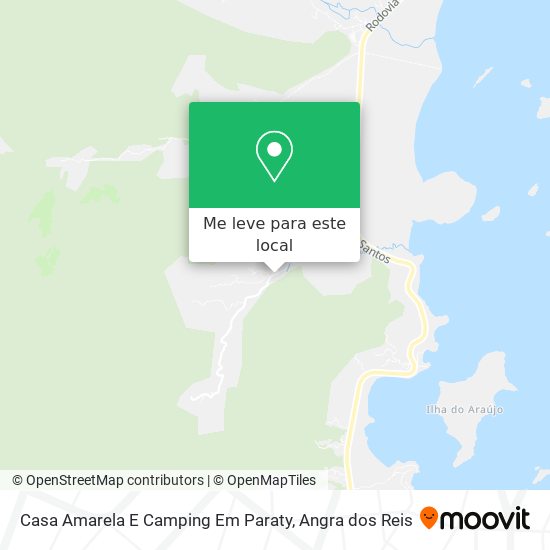 Casa Amarela E Camping Em Paraty mapa