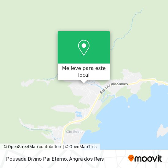 Pousada Divino Pai Eterno mapa