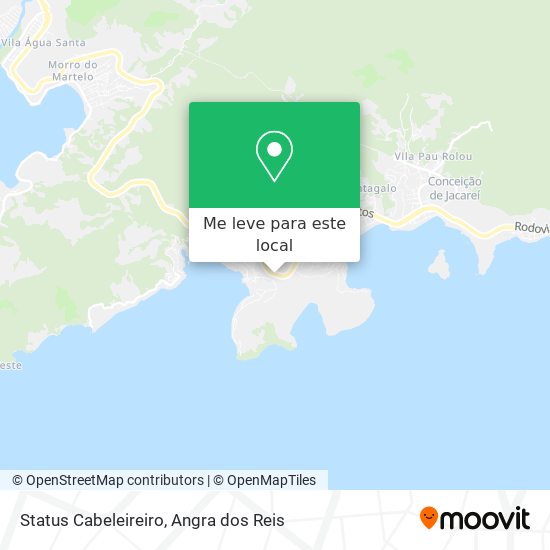 Status Cabeleireiro mapa