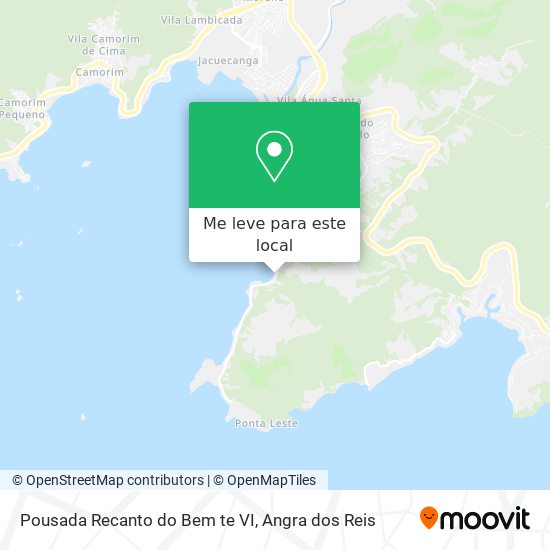 Pousada Recanto do Bem te VI mapa