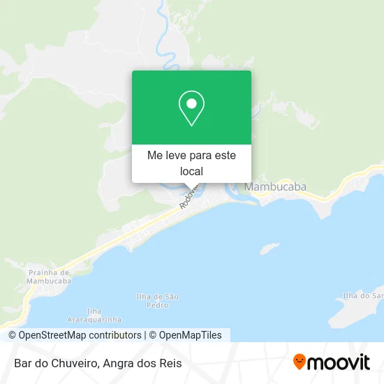 Bar do Chuveiro mapa