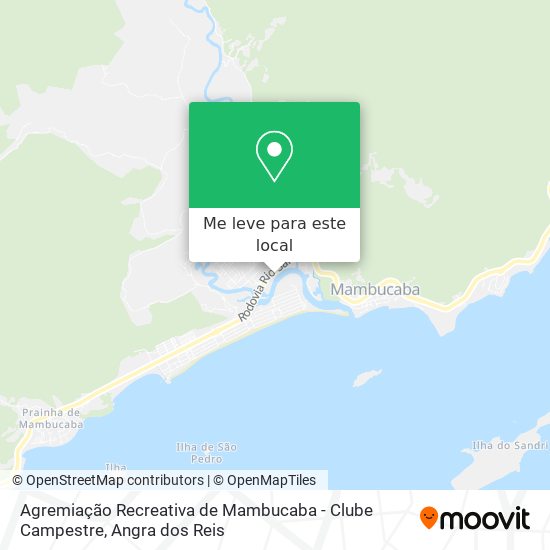 Agremiação Recreativa de Mambucaba - Clube Campestre mapa
