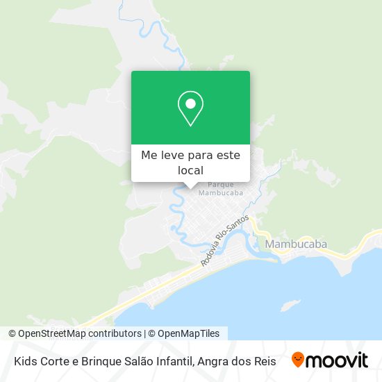 Kids Corte e Brinque Salão Infantil mapa