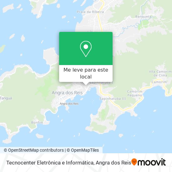 Tecnocenter Eletrônica e Informática mapa