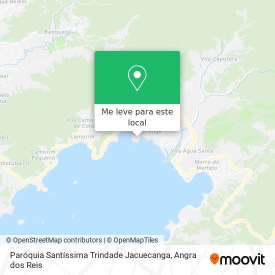 Paróquia Santíssima Trindade Jacuecanga mapa