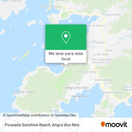 Pousada Sunshine Beach mapa