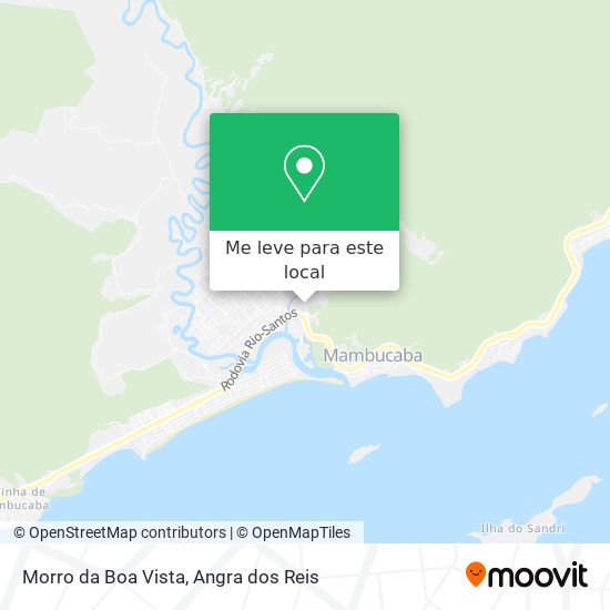 Morro da Boa Vista mapa