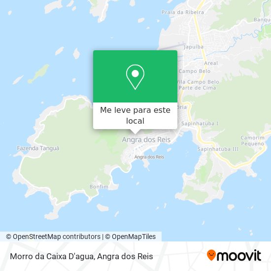 Morro da Caixa D'agua mapa