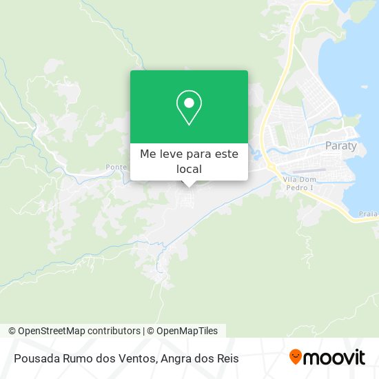 Pousada Rumo dos Ventos mapa