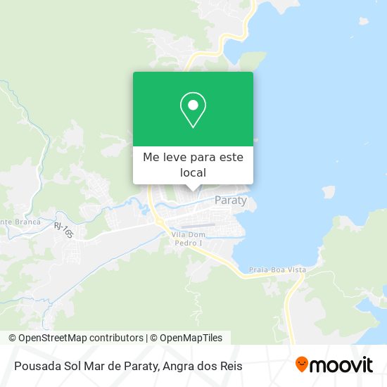 Pousada Sol Mar de Paraty mapa