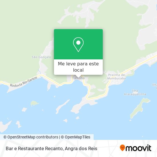 Bar e Restaurante Recanto mapa