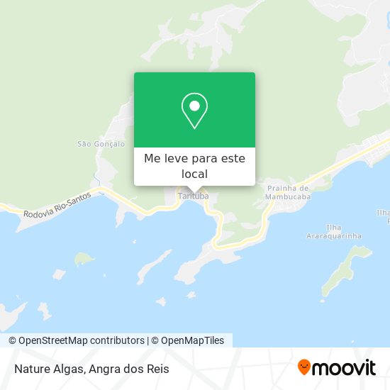 Nature Algas mapa