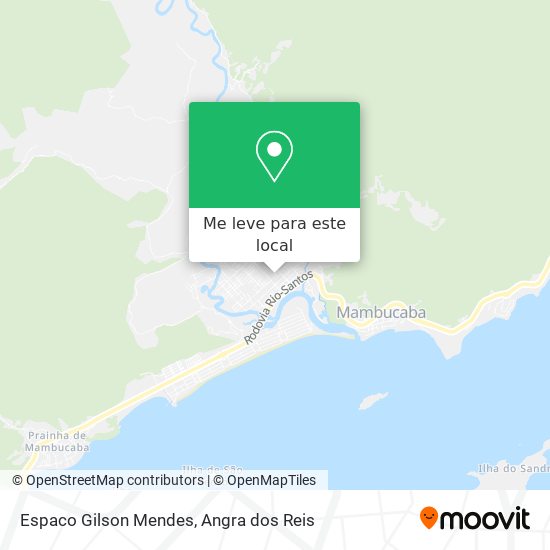 Espaco Gilson Mendes mapa