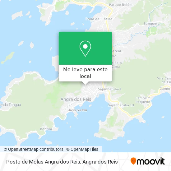 Posto de Molas Angra dos Reis mapa