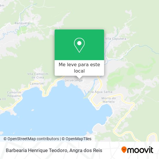 Barbearia Henrique Teodoro mapa