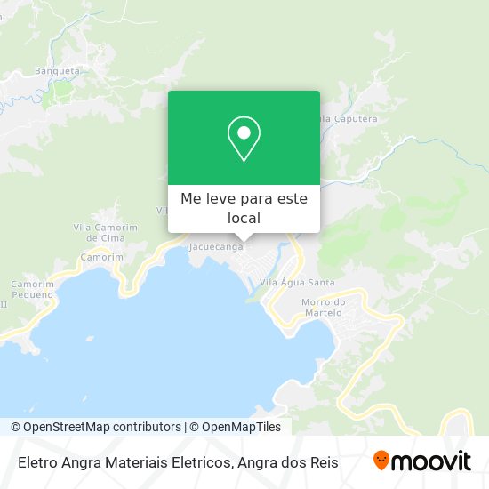 Eletro Angra Materiais Eletricos mapa