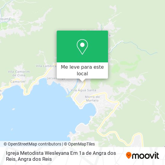 Igreja Metodista Wesleyana Em 1a de Angra dos Reis mapa