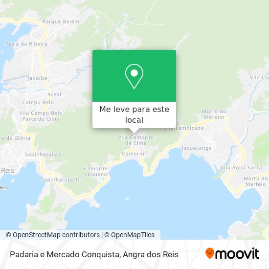 Padaria e Mercado Conquista mapa