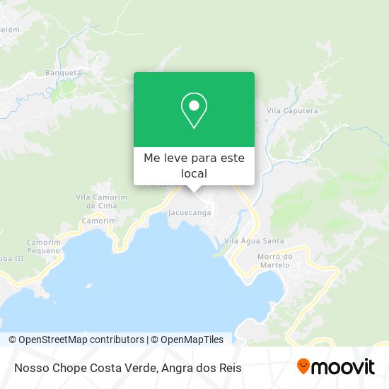 Nosso Chope Costa Verde mapa