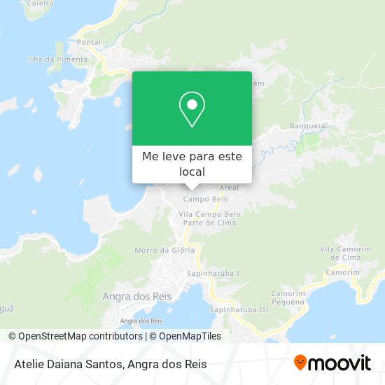 Atelie Daiana Santos mapa