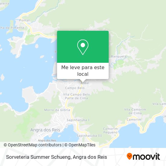 Sorveteria Summer Schueng mapa