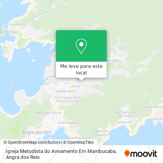 Igreja Metodista do Avivamento Em Mambucaba mapa