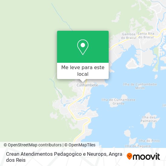 Crean Atendimentos Pedagogico e Neurops mapa