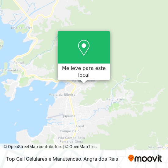 Top Cell Celulares e Manutencao mapa