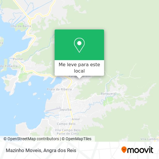 Mazinho Moveis mapa