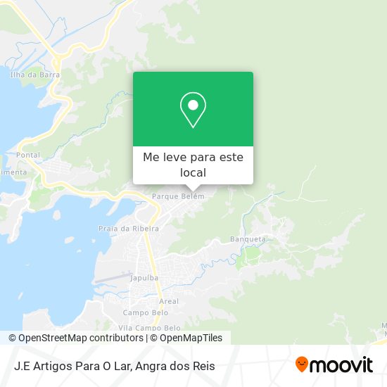 J.E Artigos Para O Lar mapa