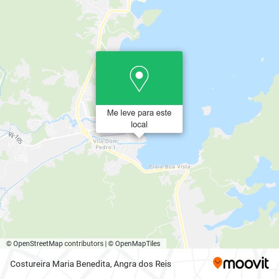 Costureira Maria Benedita mapa