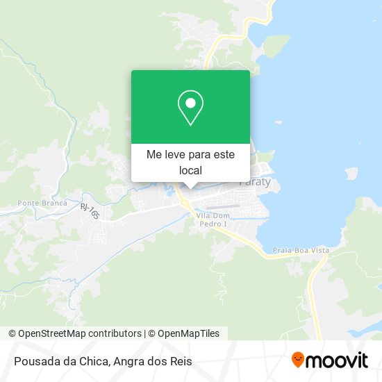 Pousada da Chica mapa