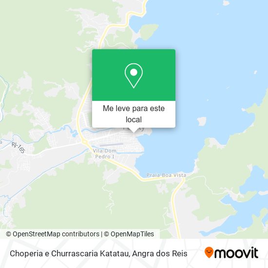 Choperia e Churrascaria Katatau mapa