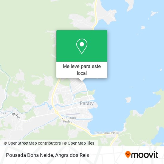 Pousada Dona Neide mapa