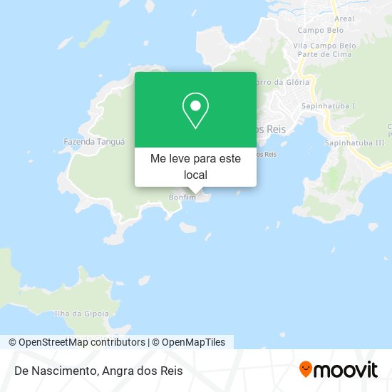 De Nascimento mapa