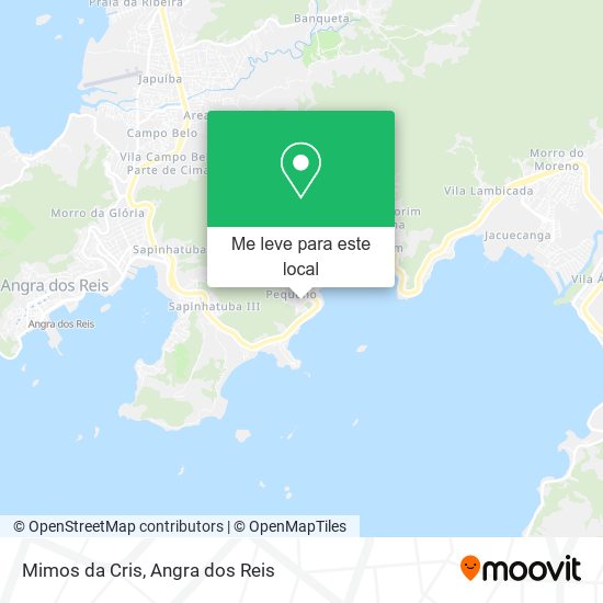 Mimos da Cris mapa