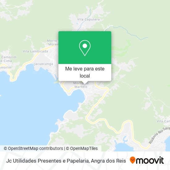 Jc Utilidades Presentes e Papelaria mapa