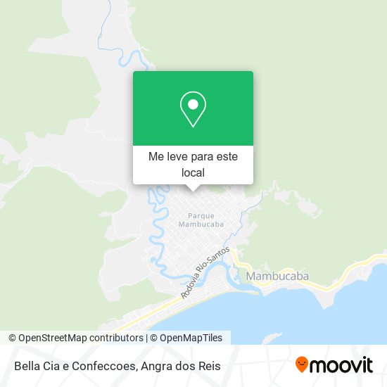 Bella Cia e Confeccoes mapa