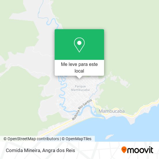 Comida Mineira mapa