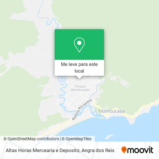 Altas Horas Mercearia e Deposito mapa