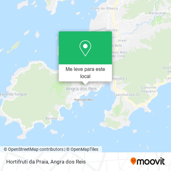 Hortifruti da Praia mapa